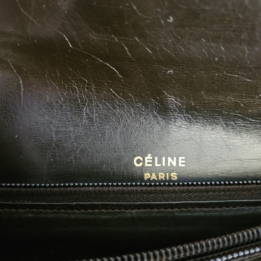 RARE AUTHENTIC Vintage Celine Tripple horsebit logo . - Picture 13 of 13